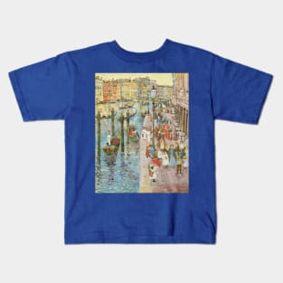 Grand Canal Venice by Maurice Brazil Prendergast Kids T-Shirt